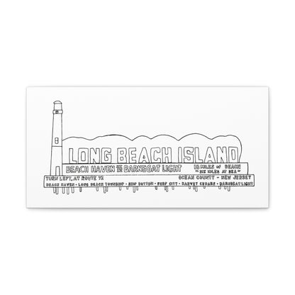 LBI Billboard Canvas Art Print