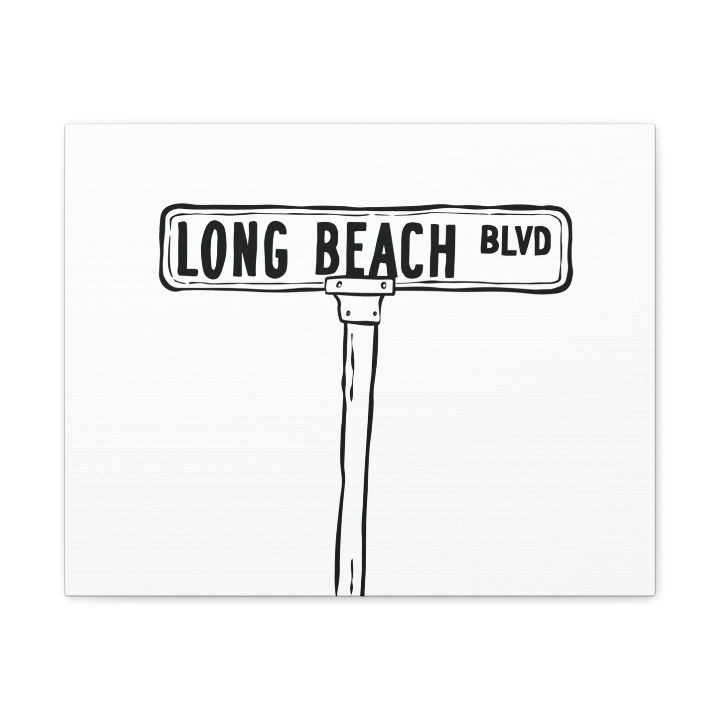 LBI BLVD Canvas Art Print