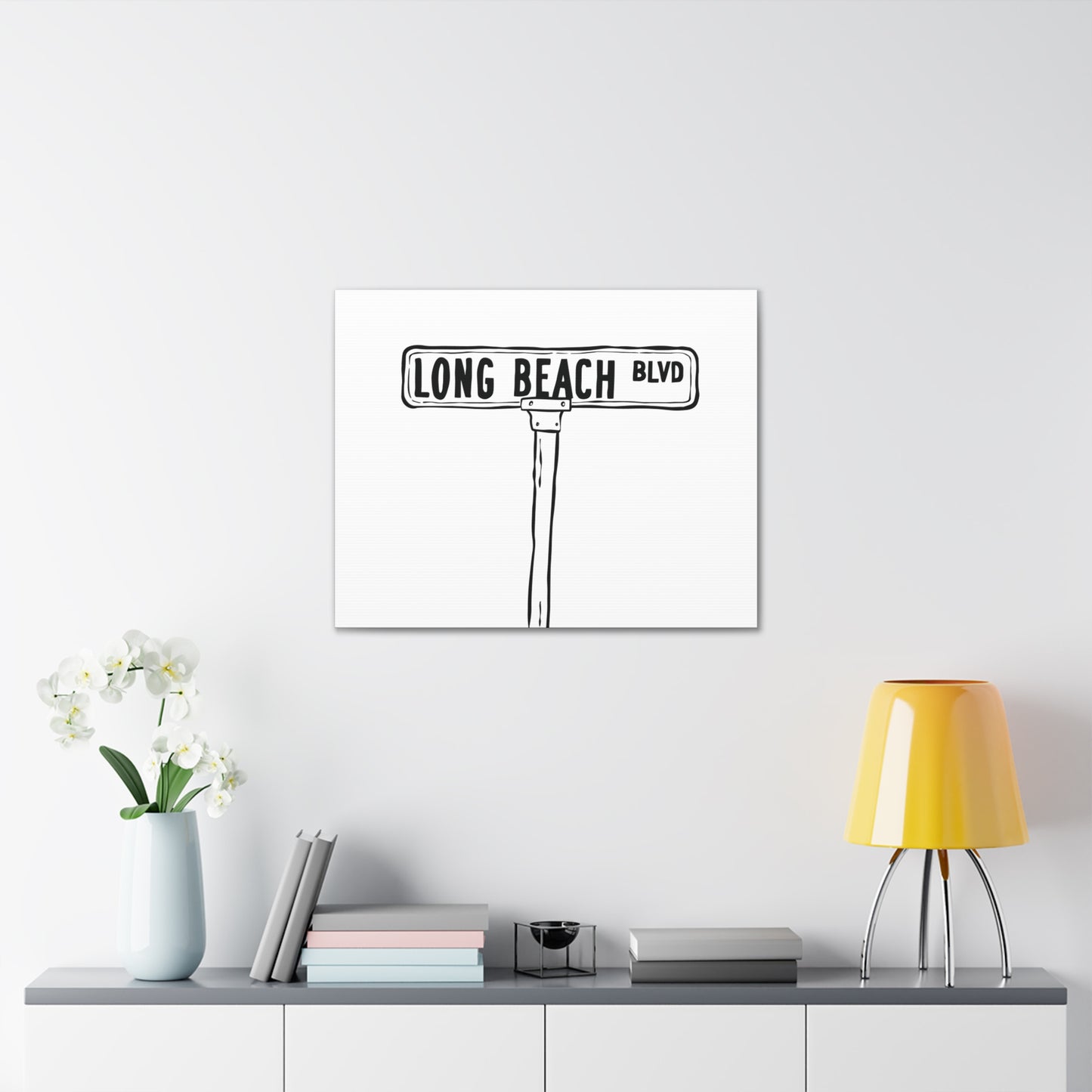 LBI BLVD Canvas Art Print