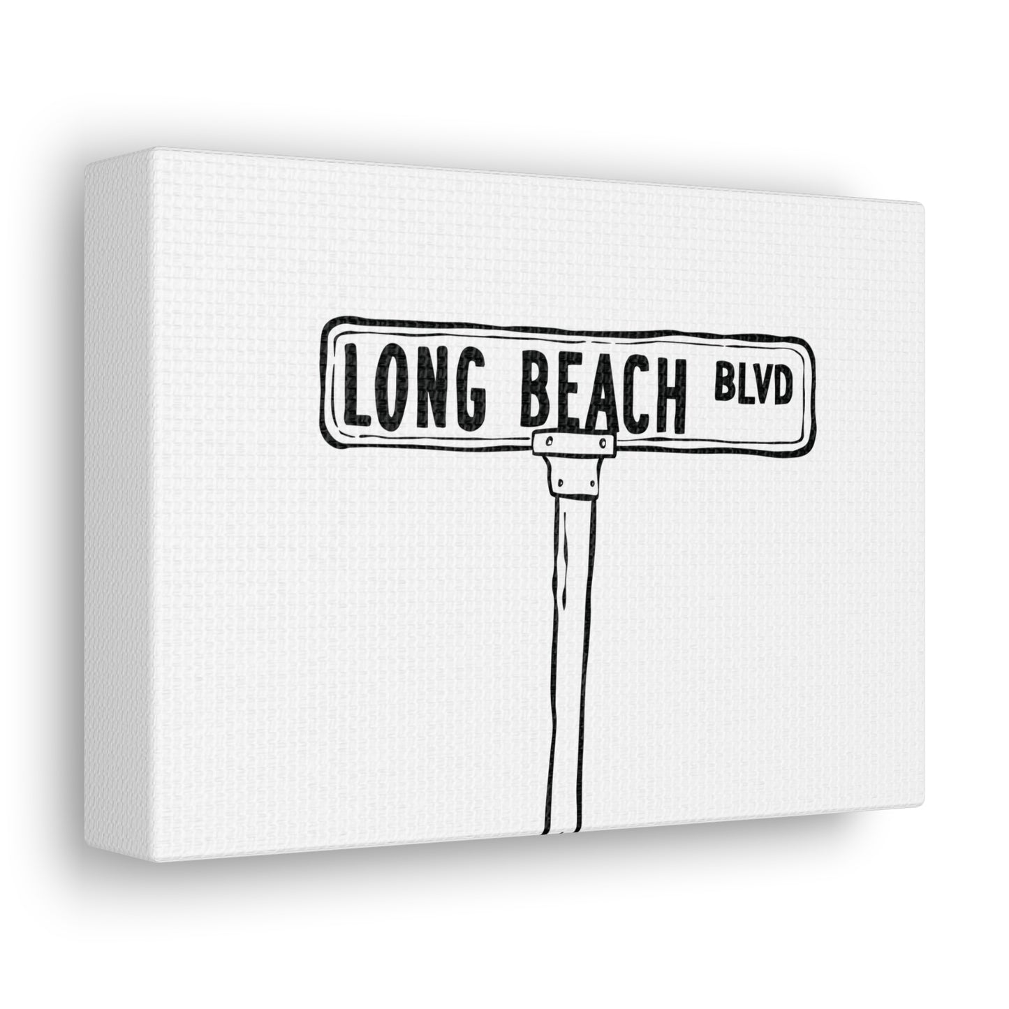 LBI BLVD Canvas Art Print