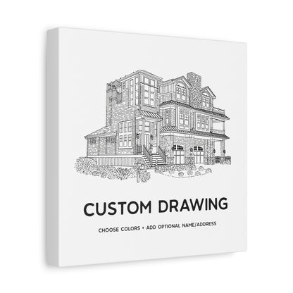 Custom Drawing Canvas Art Print
