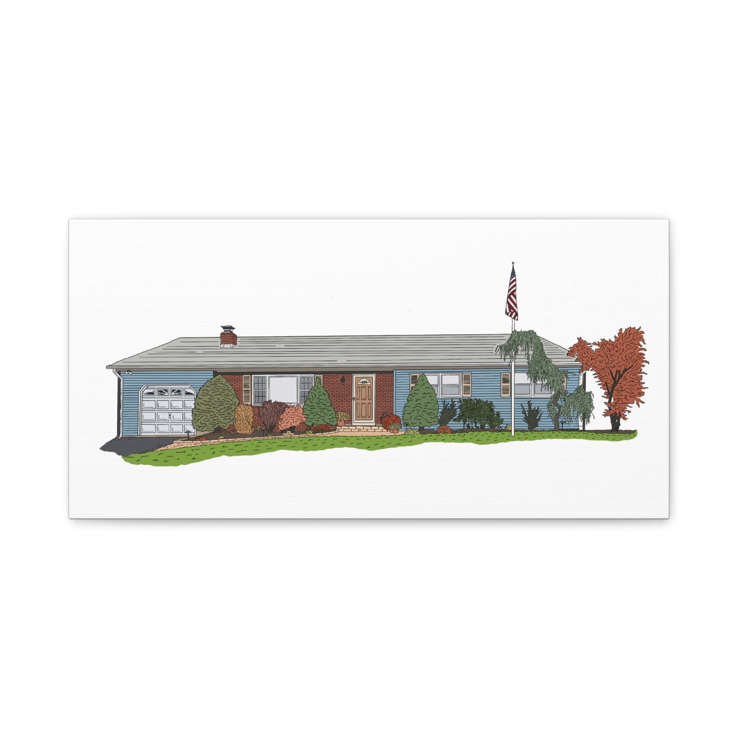Custom Drawing Canvas Art Print