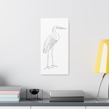 Great Blue Heron Canvas Gallery Wrap