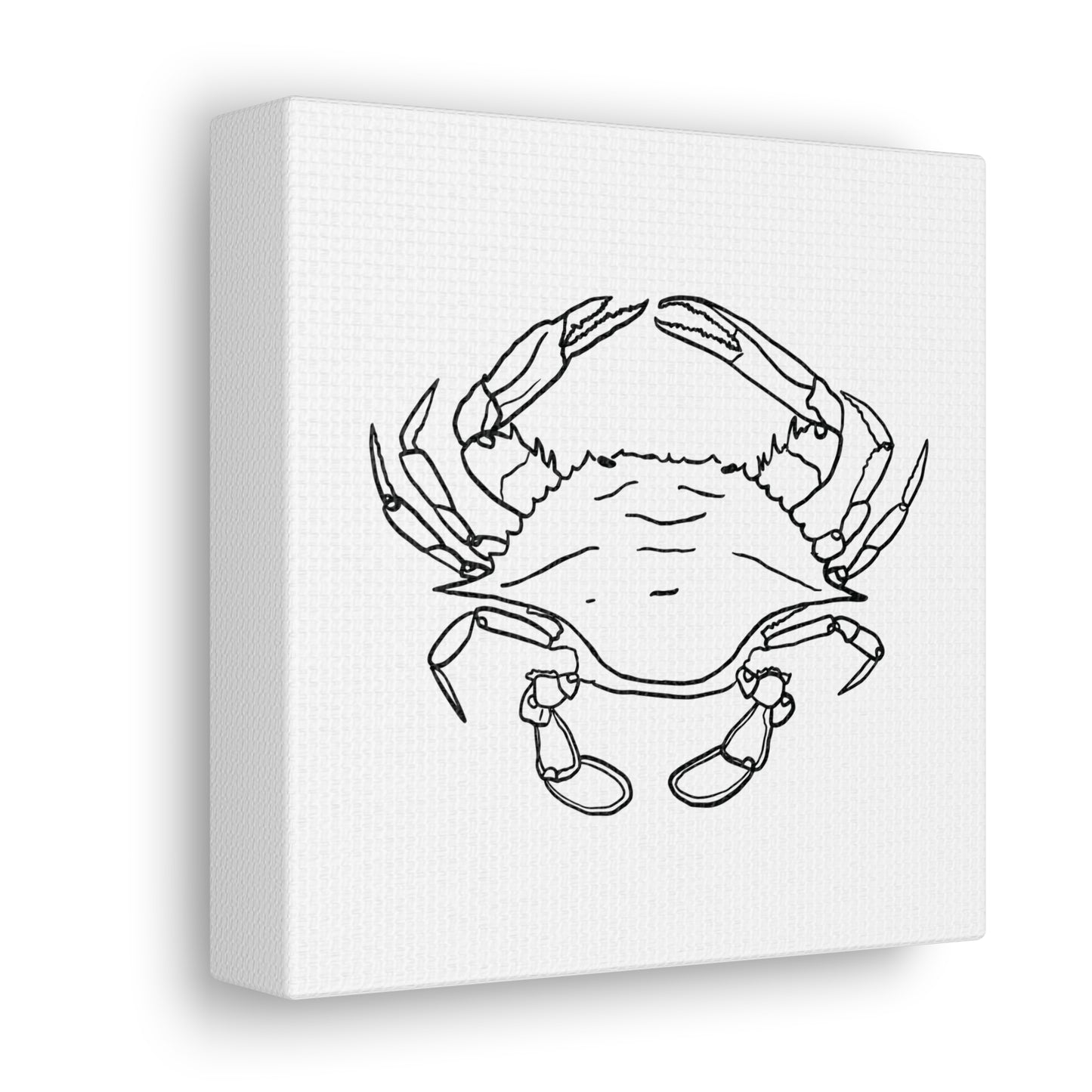 Blue Claw Crab Canvas Art Print