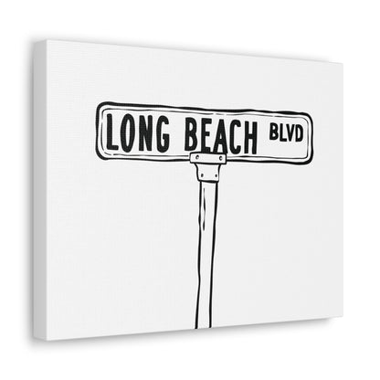 LBI BLVD Canvas Art Print