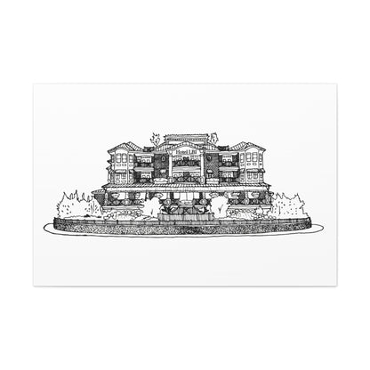 Hotel LBI Canvas Art Print