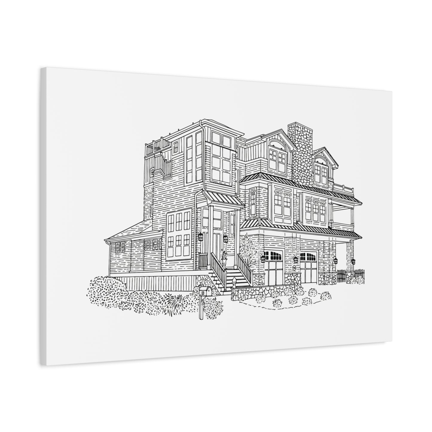 Custom Drawing Canvas Art Print