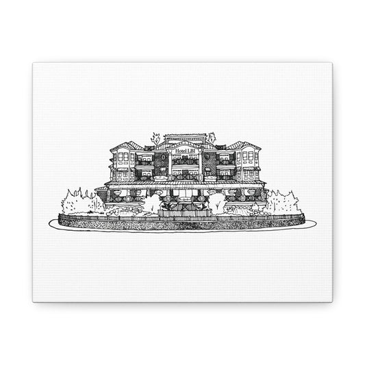 Hotel LBI Canvas Art Print