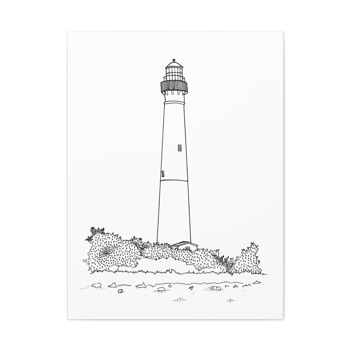 Barnegat Lighthouse Canvas Gallery Wrap