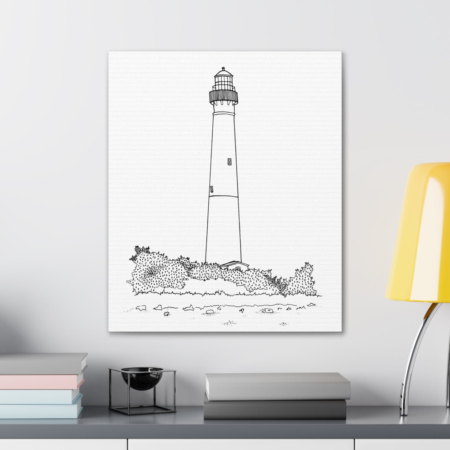 Barnegat Lighthouse Canvas Gallery Wrap