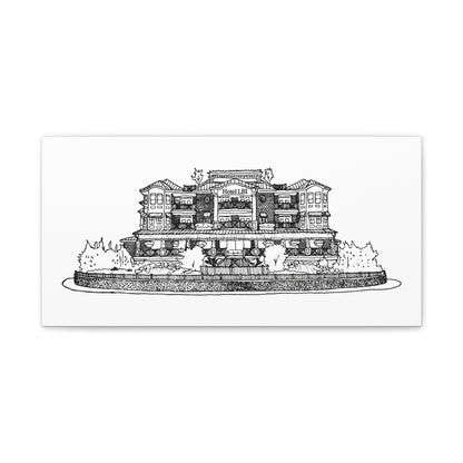 Hotel LBI Canvas Art Print