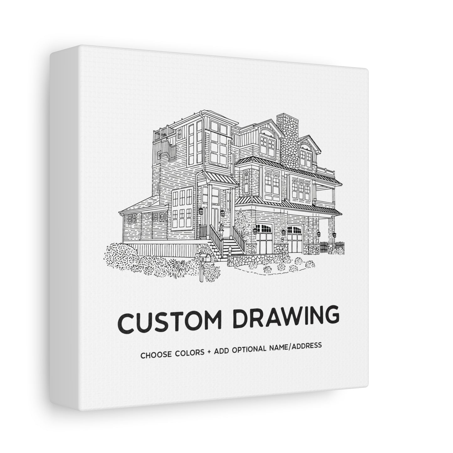 Custom Drawing Canvas Art Print