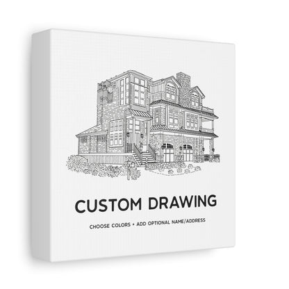 Custom Drawing Canvas Art Print