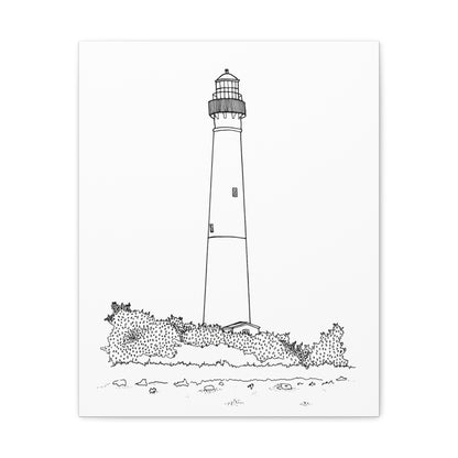 Barnegat Lighthouse Canvas Gallery Wrap