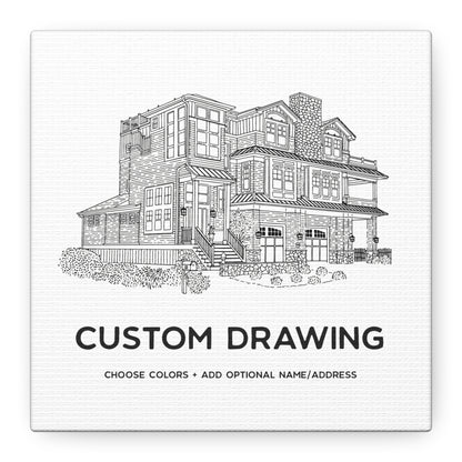 Custom Drawing Canvas Art Print