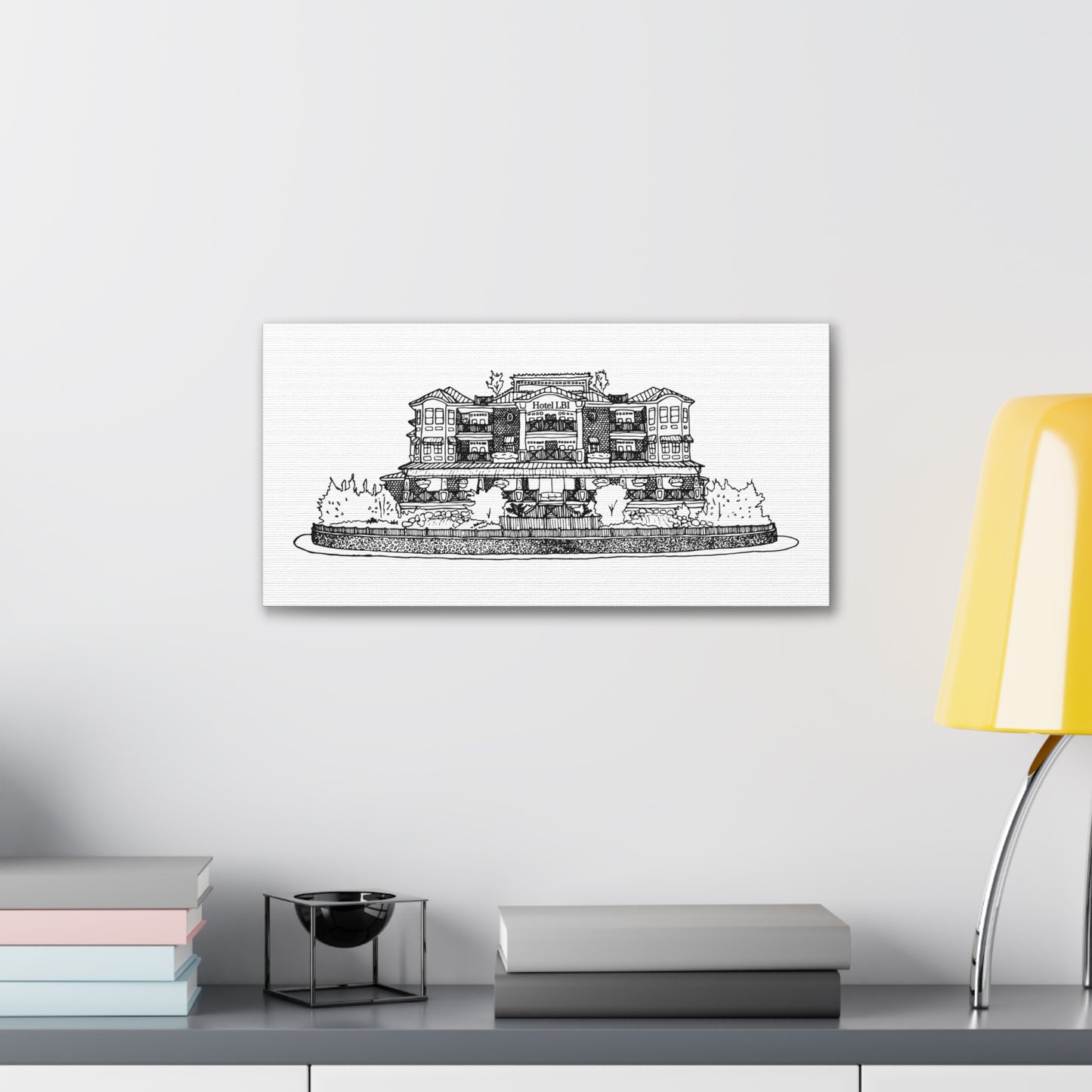 Hotel LBI Canvas Art Print