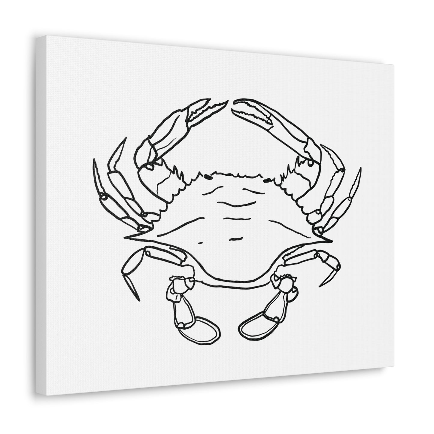 Blue Claw Crab Canvas Art Print