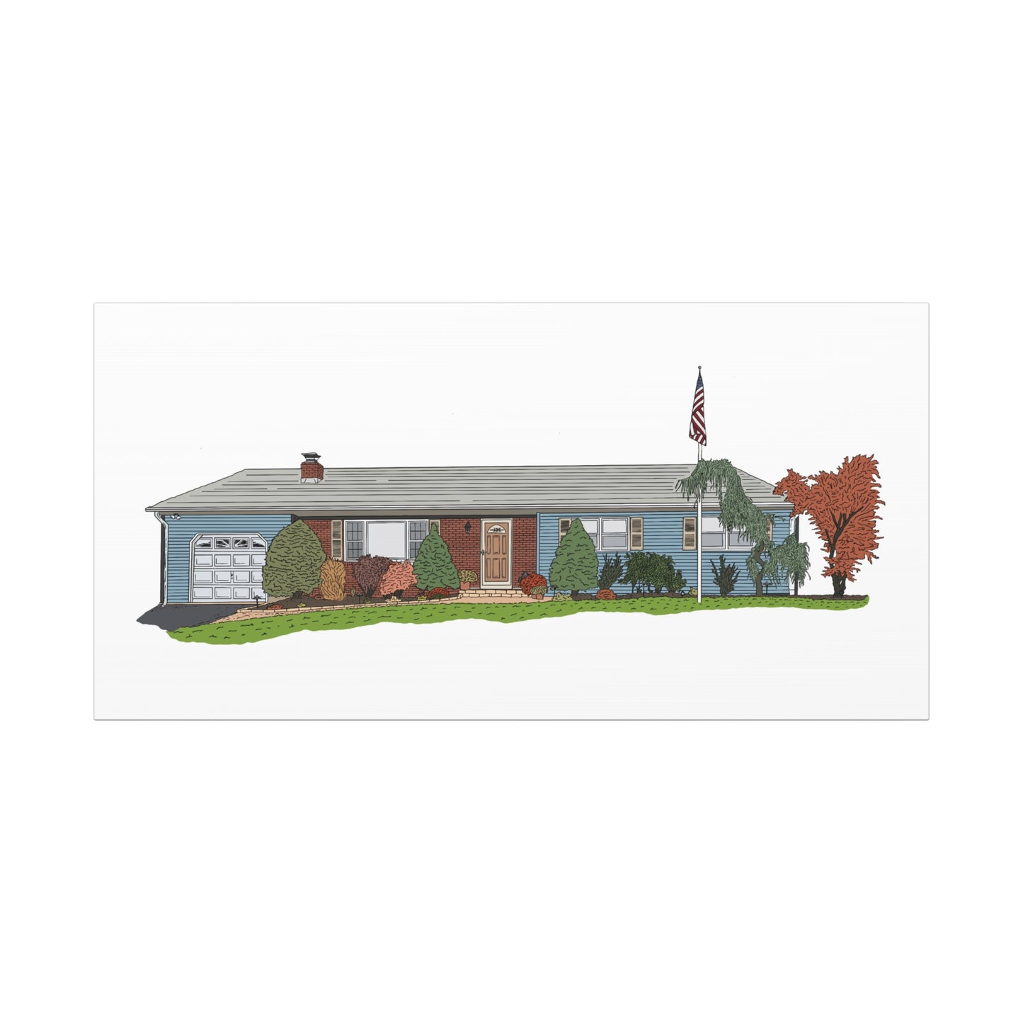Custom Drawing Canvas Art Print