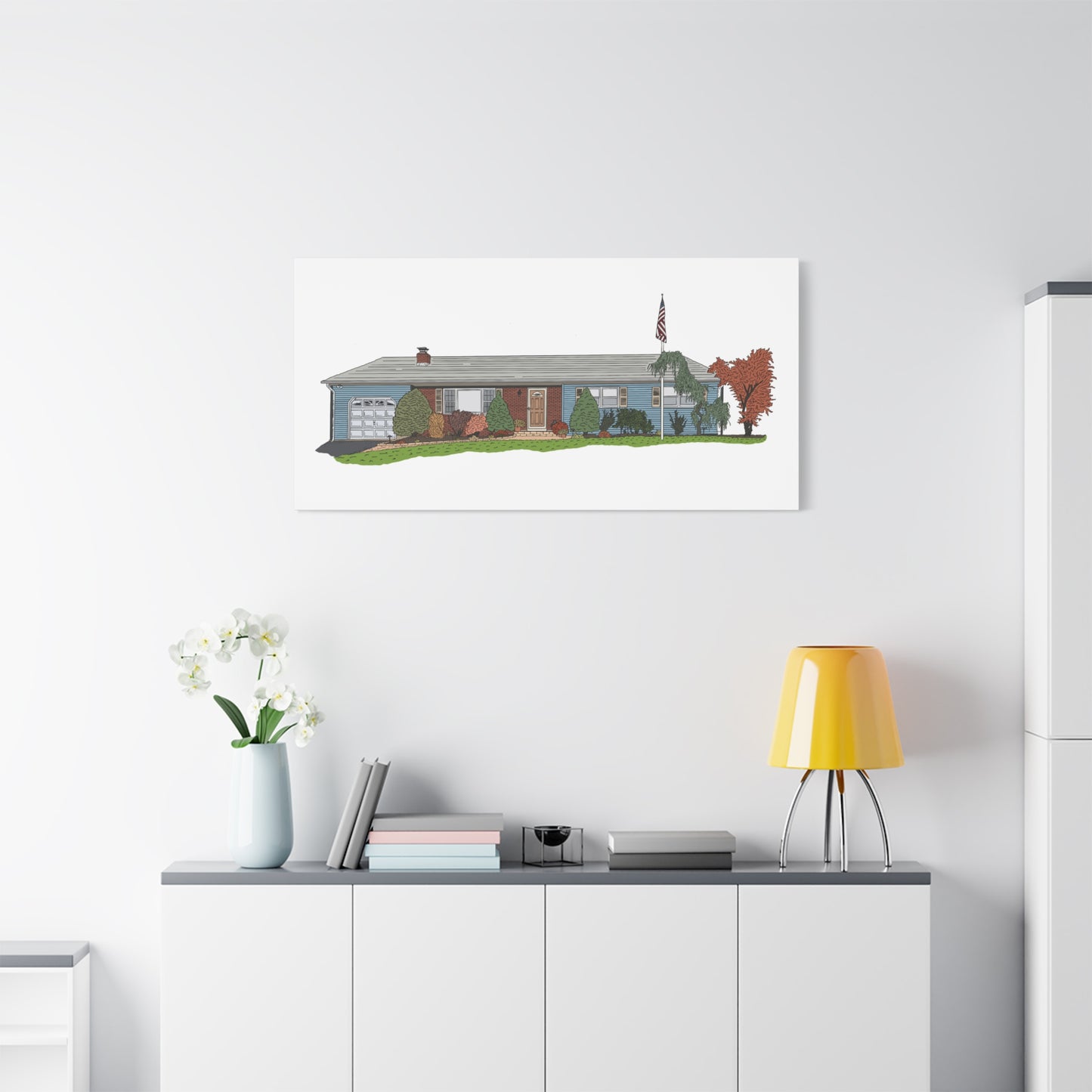 Custom Drawing Canvas Art Print