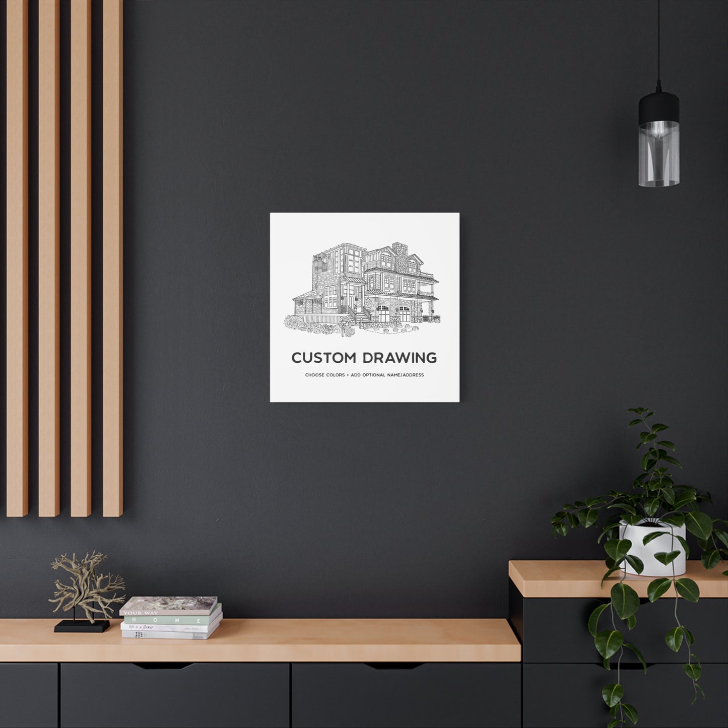 Custom Drawing Canvas Art Print