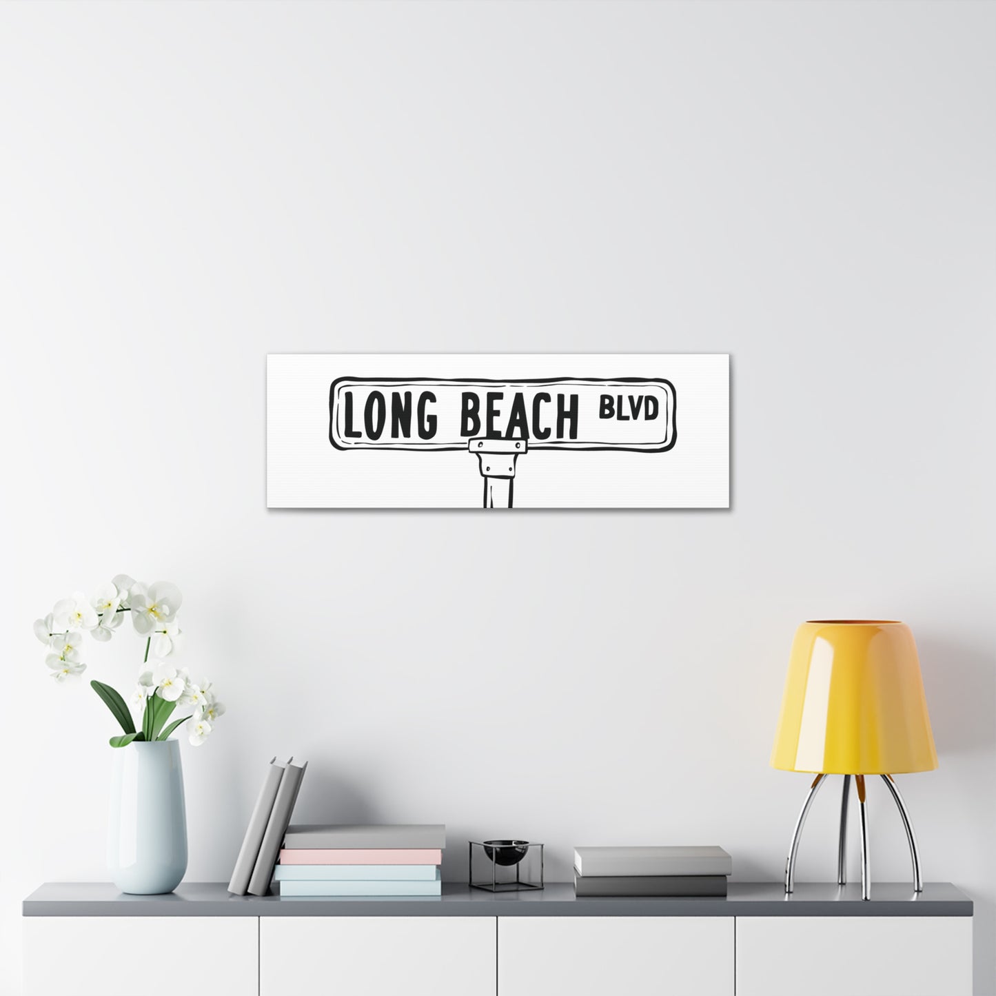 LBI BLVD Canvas Art Print