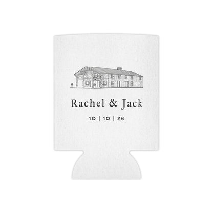 Custom Wedding Can Cooler