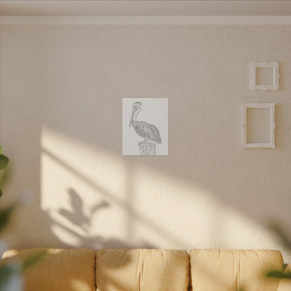 Pelican Canvas Art Print