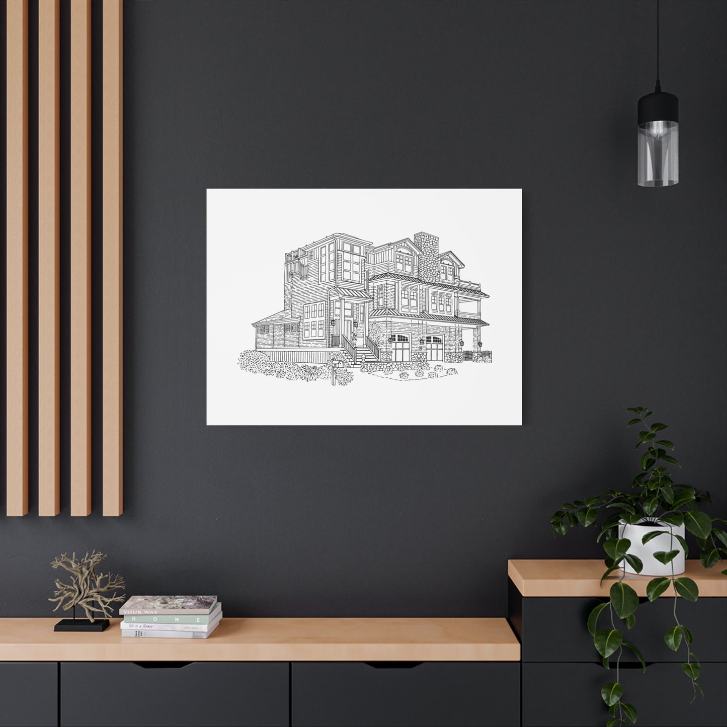 Custom Drawing Canvas Art Print