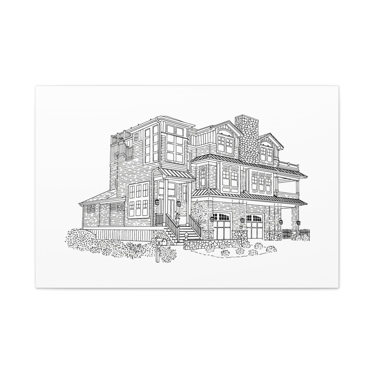 Custom Drawing Canvas Art Print