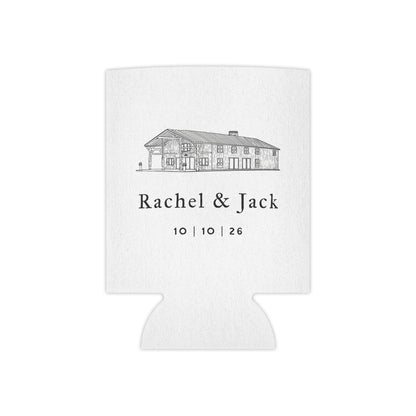 Custom Wedding Can Cooler