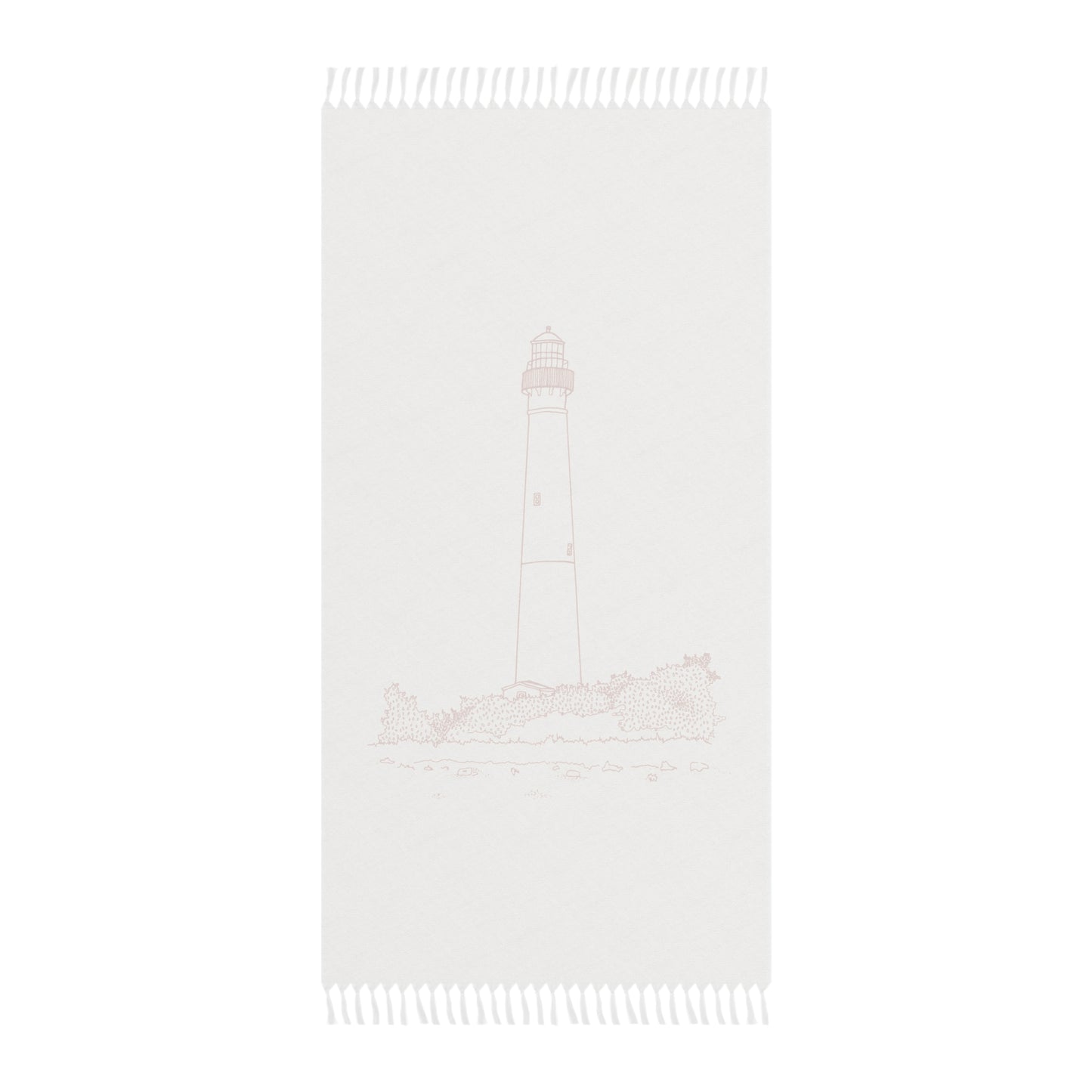 Barnegat Lighthouse Boho Beach Towel - Light