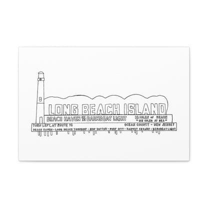 LBI Billboard Canvas Art Print