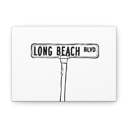 LBI BLVD Canvas Art Print