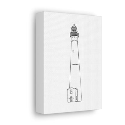 Barnegat Lighthouse Canvas Gallery Wrap