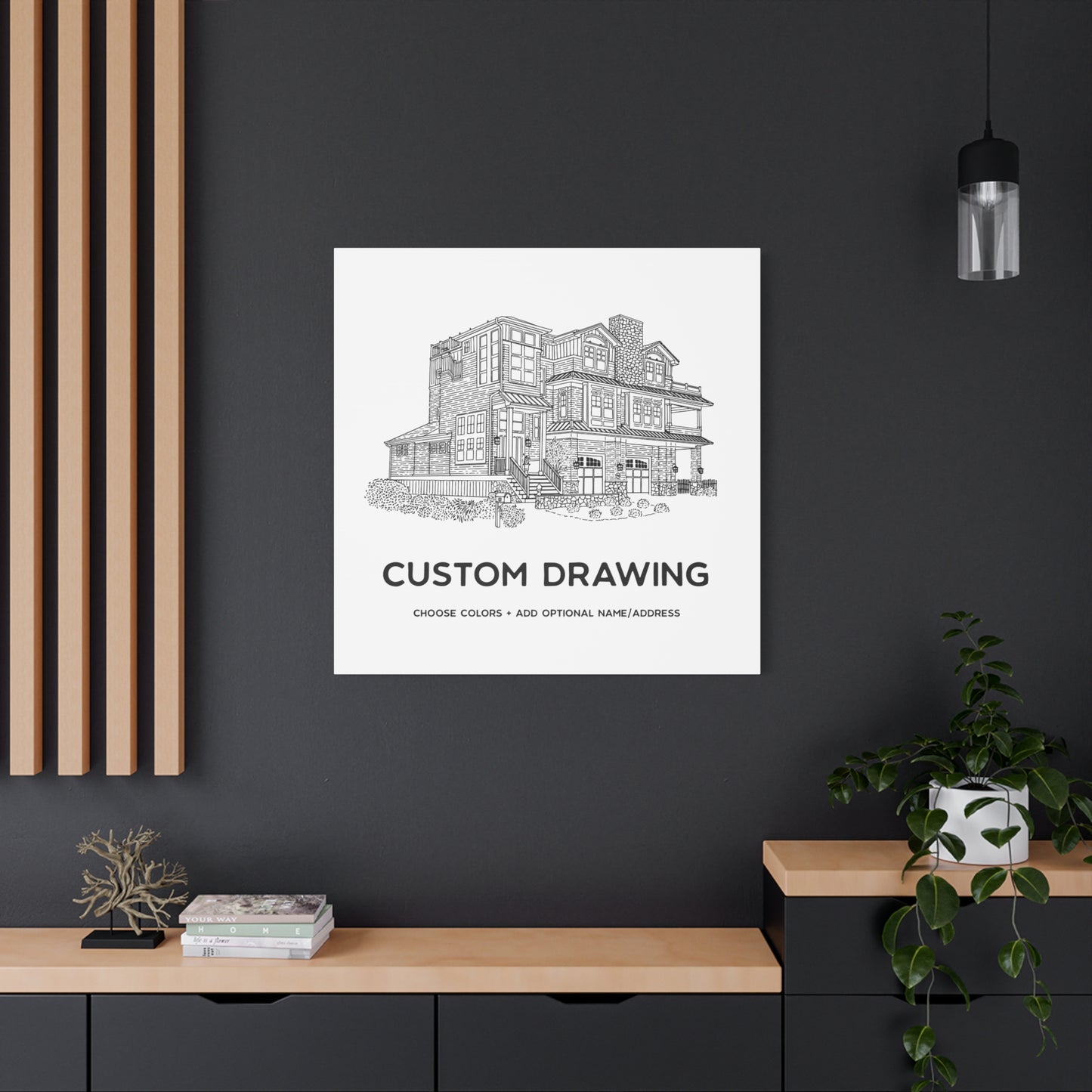 Custom Drawing Canvas Art Print