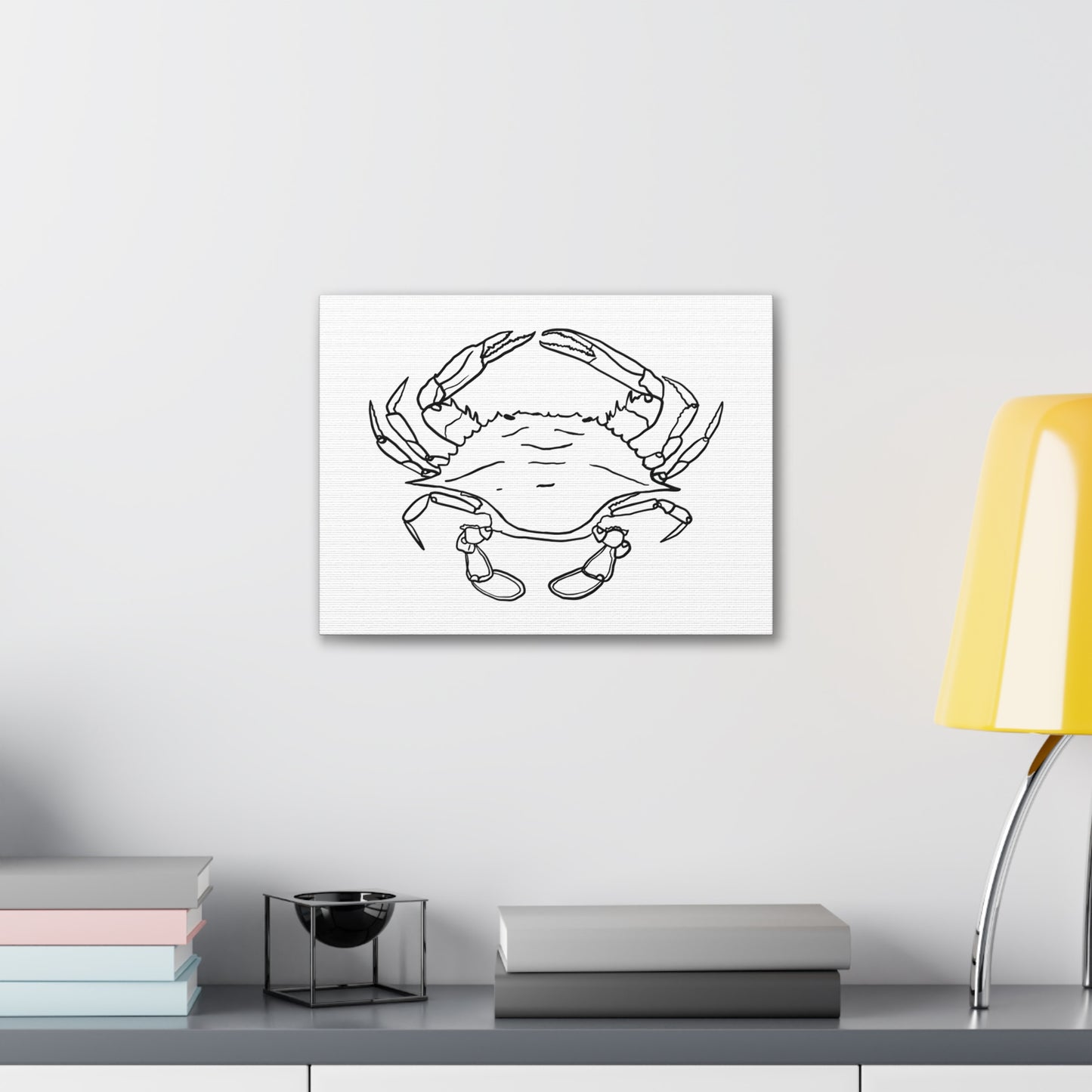 Blue Claw Crab Canvas Art Print