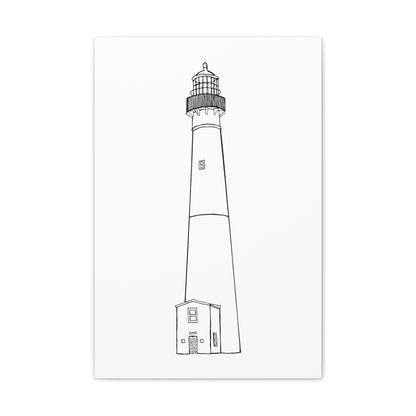 Barnegat Lighthouse Canvas Gallery Wrap