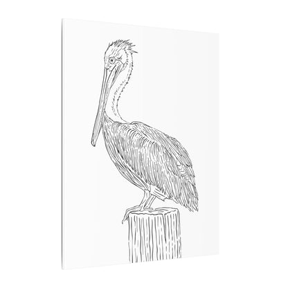 Pelican Canvas Art Print