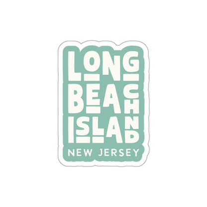 Retro LBI Die-Cut Sticker