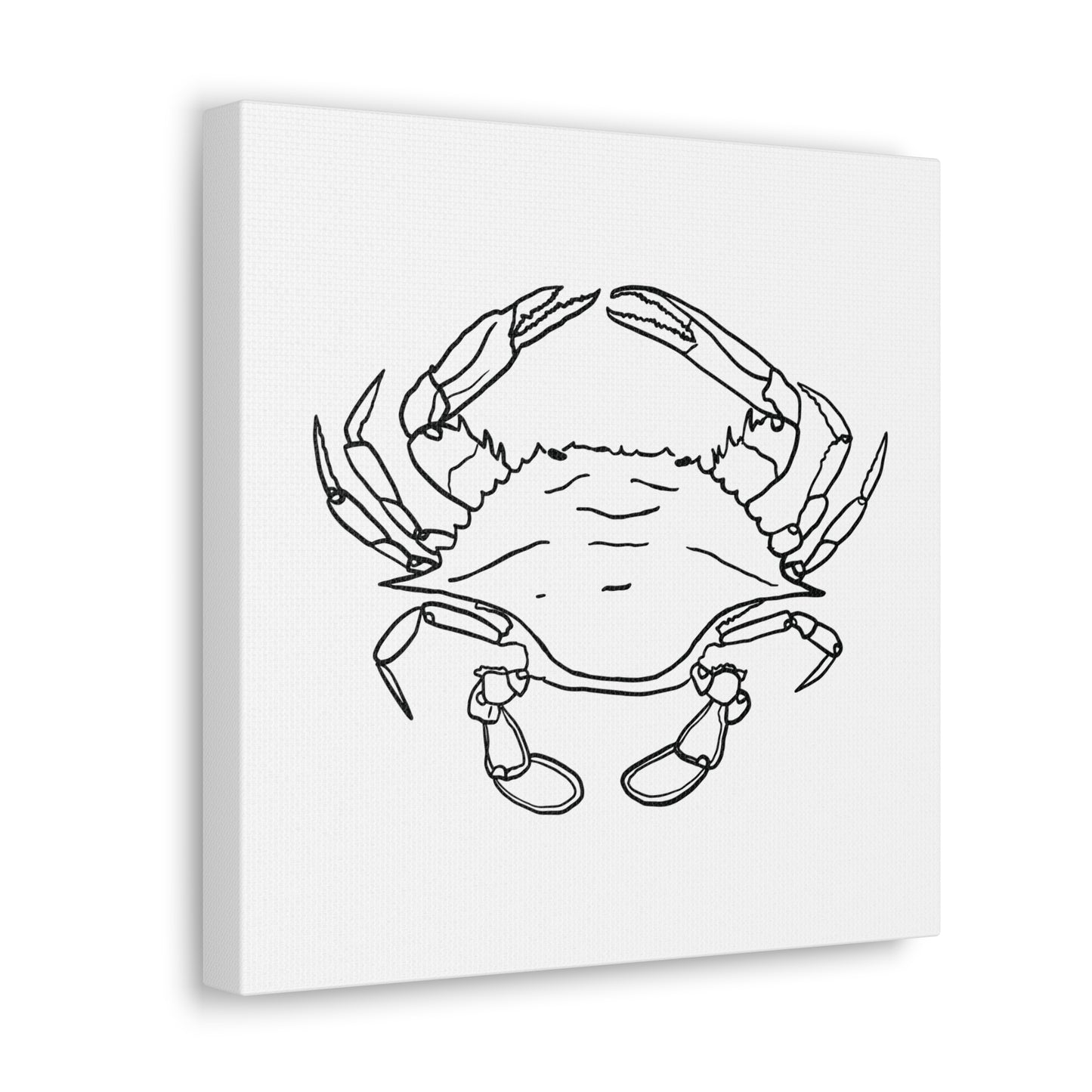 Blue Claw Crab Canvas Art Print