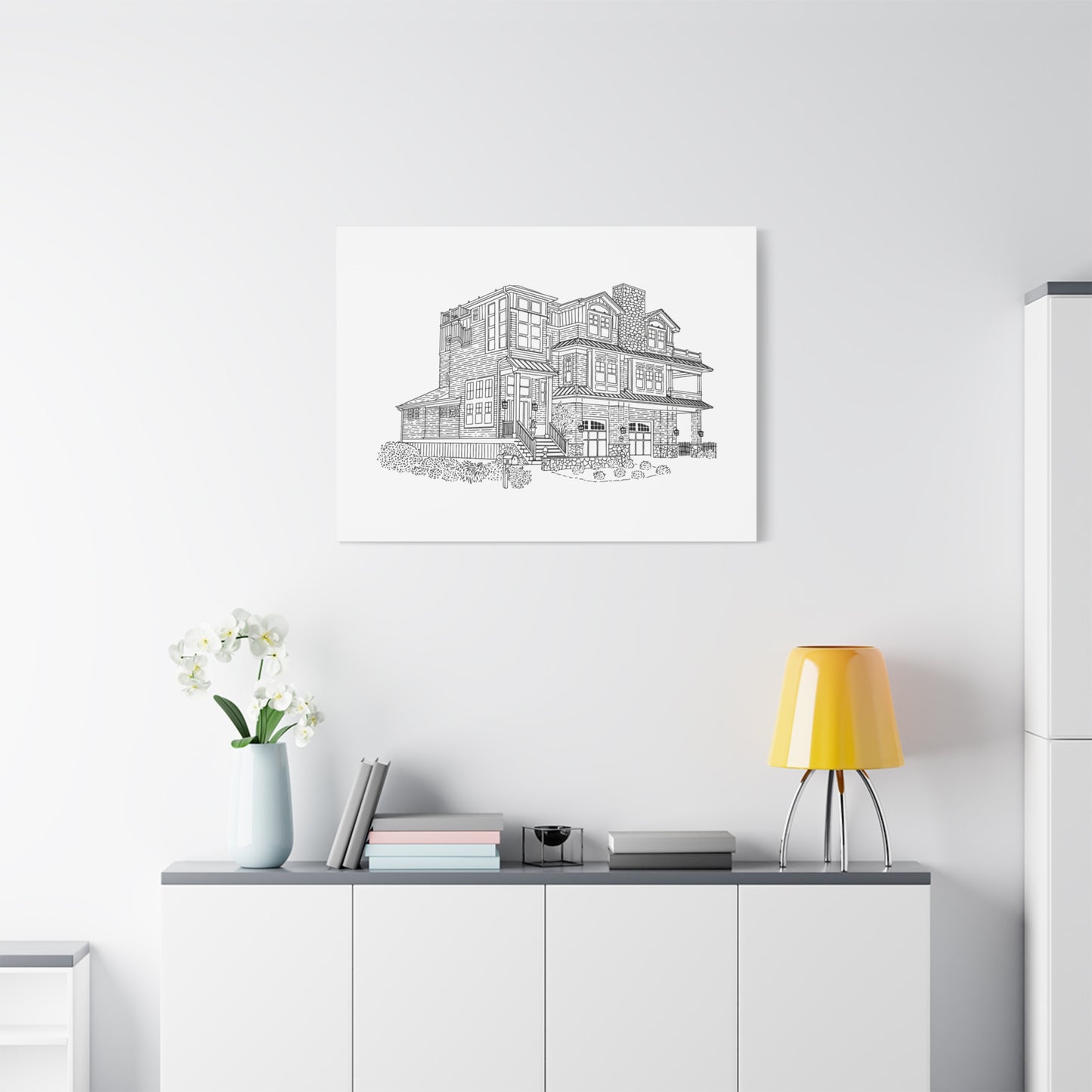 Custom Drawing Canvas Art Print