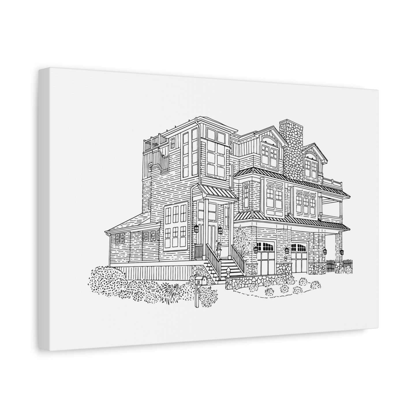 Custom Drawing Canvas Art Print