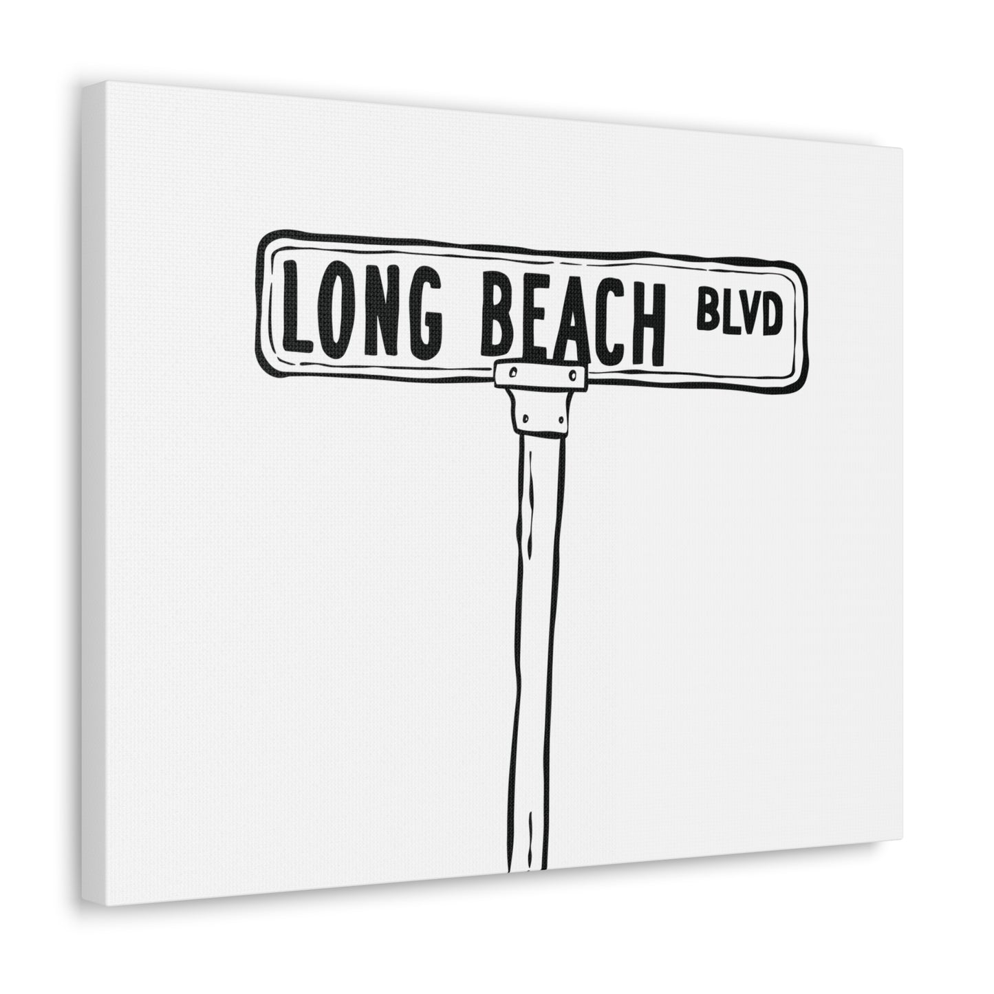 LBI BLVD Canvas Art Print