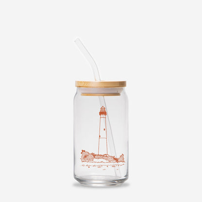 Barnegat Lighthouse Glass Can