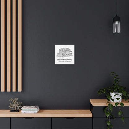 Custom Drawing Canvas Art Print