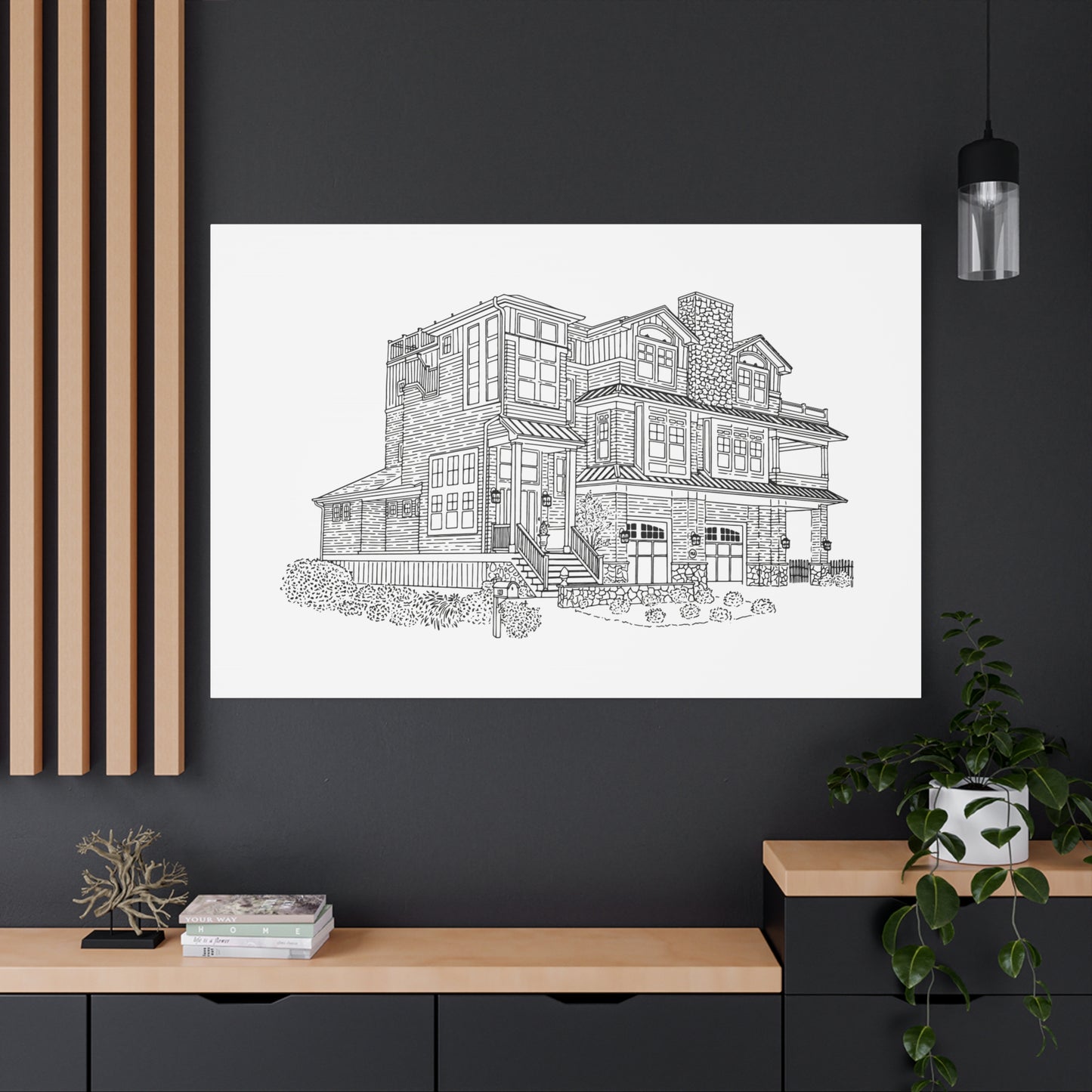 Custom Drawing Canvas Art Print