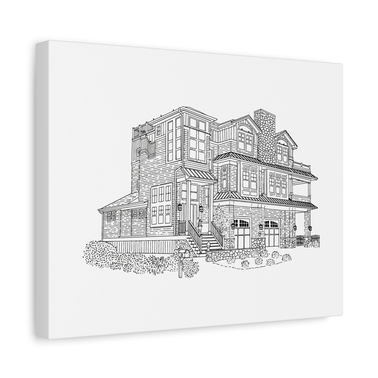 Custom Drawing Canvas Art Print