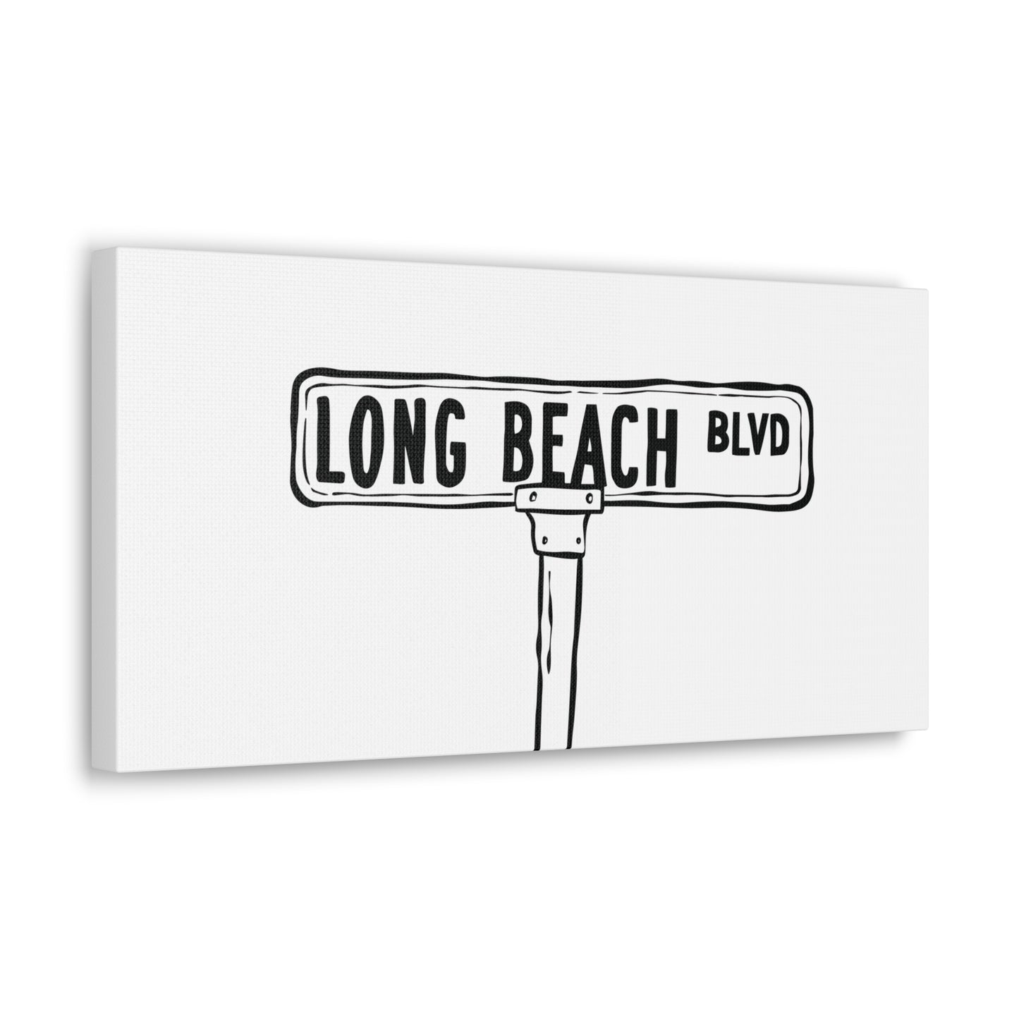 LBI BLVD Canvas Art Print