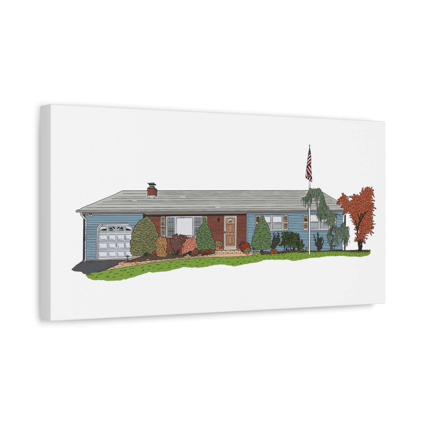 Custom Drawing Canvas Art Print