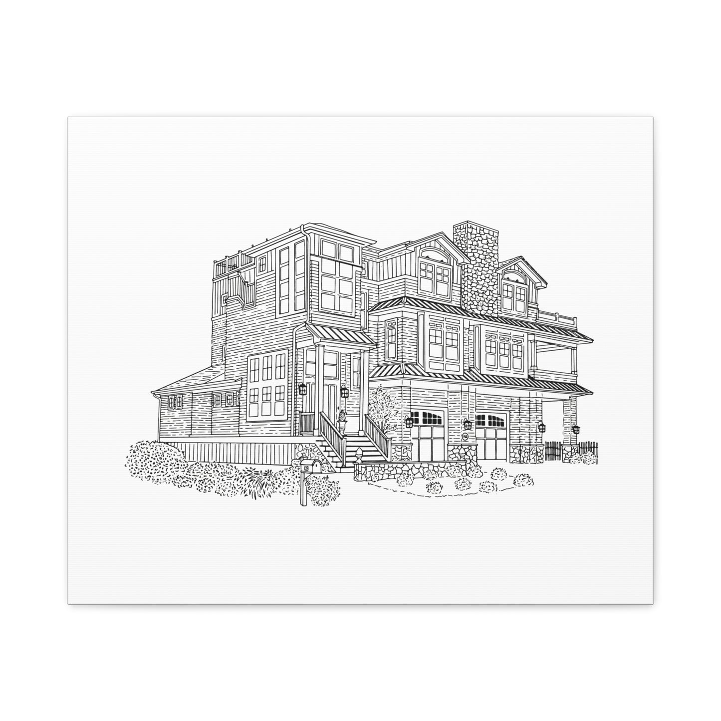 Custom Drawing Canvas Art Print